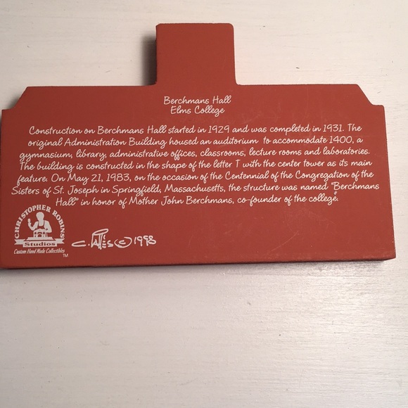 Elms College Berchmans Hall cut out. - Picture 2 of 5